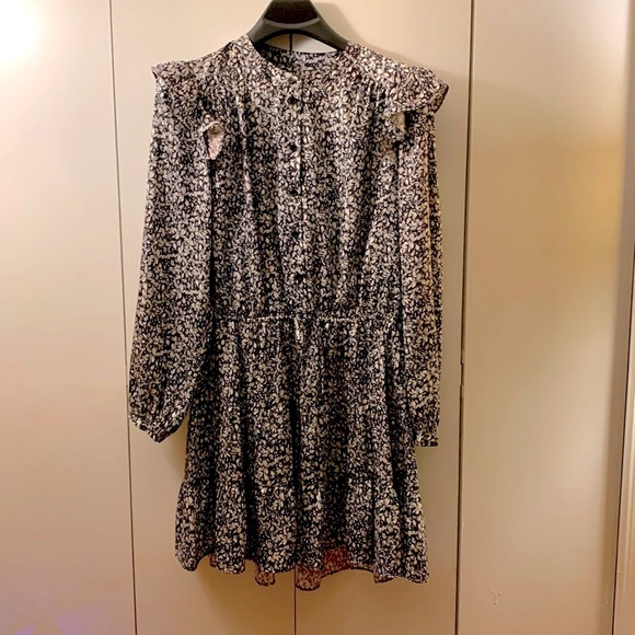 Cute Casual Rebecca Minkoff Long Sleeve Mini Dress - Picture 2 of 12